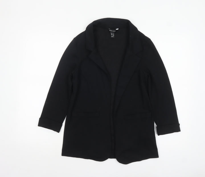 New Look Women's Black Size 8 Classic Single-Breasted Blazer