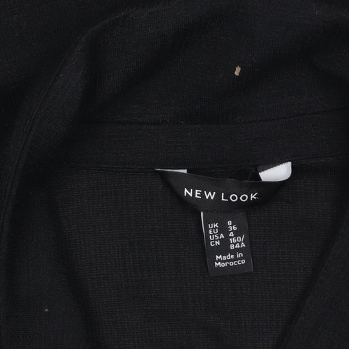 New Look Women's Black Size 8 Classic Single-Breasted Blazer