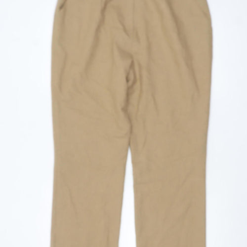 Cotswold Collections Women Beige Wool Blend Trousers Size 16