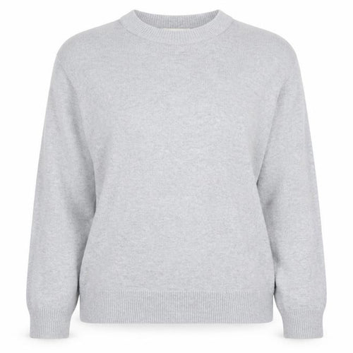 H&M Women’s Grey Crew Neck Knit Jumper Size S Viscose Blend