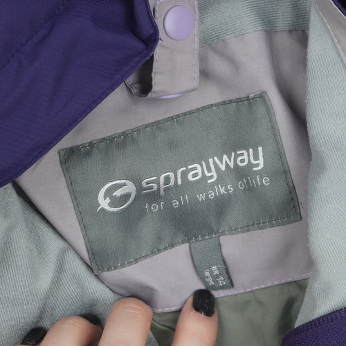 Sprayway Women's Purple Waterproof 3-in-1 Jacket Size 14