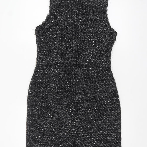 Michael Kors Women's Black Tweed Sleeveless Sheath Dress Size 10