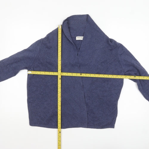 Marks and Spencer Women’s Blue Cardigan Size 18 Relaxed Fit Knitwear
