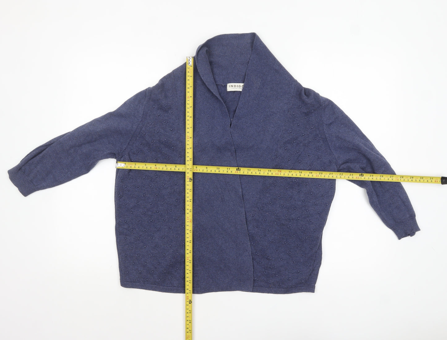 Marks and Spencer Women’s Blue Cardigan Size 18 Relaxed Fit Knitwear