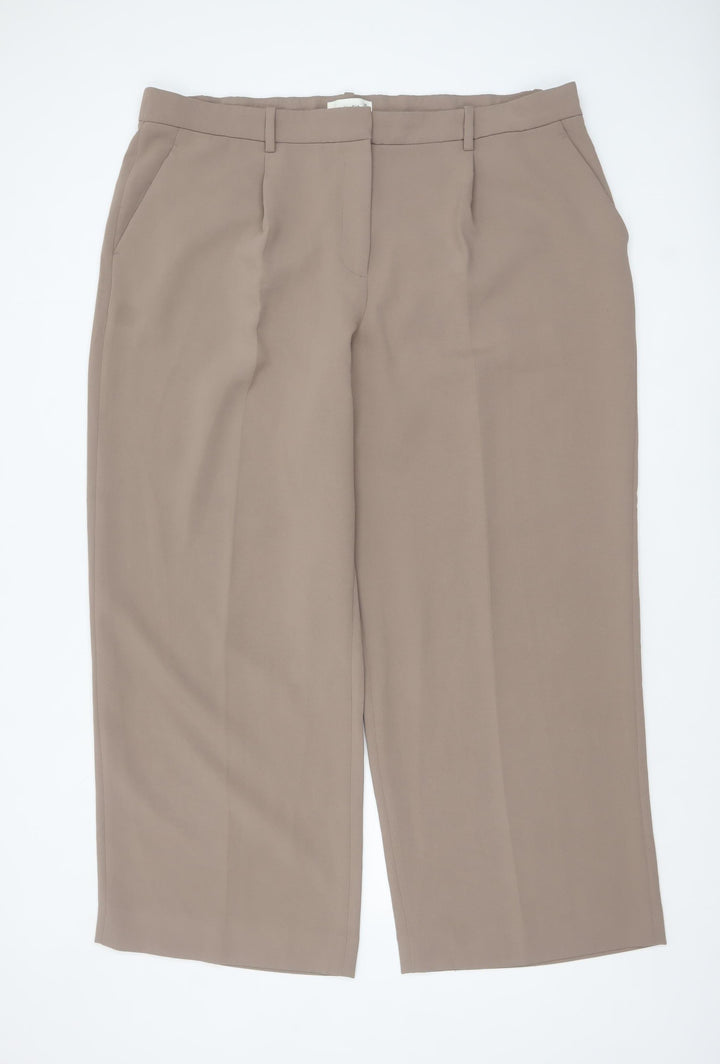 Abercrombie & Fitch Women’s Beige Dress Pants Size 20 Straight Leg