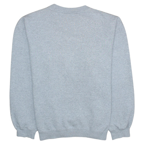 Fila Men's Grey Crew Neck Logo Pullover Sweatshirt Size L