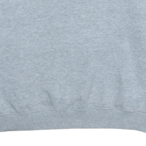 Fila Men's Grey Crew Neck Logo Pullover Sweatshirt Size L