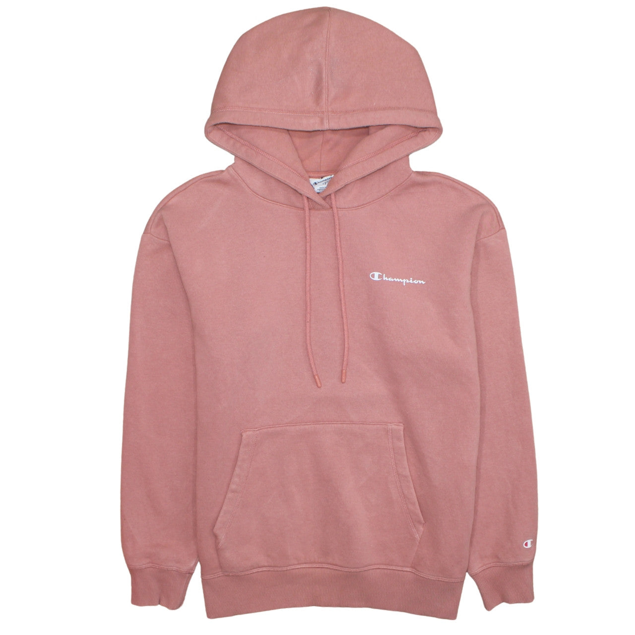 Champion Women’s Pink Pullover Hoodie Sweatshirt L Cotton Blend