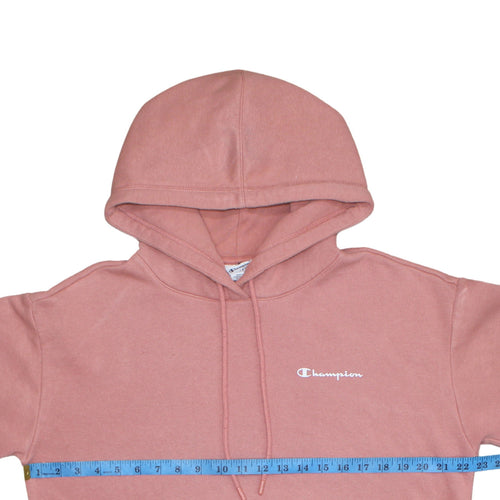 Champion Women’s Pink Pullover Hoodie Sweatshirt L Cotton Blend