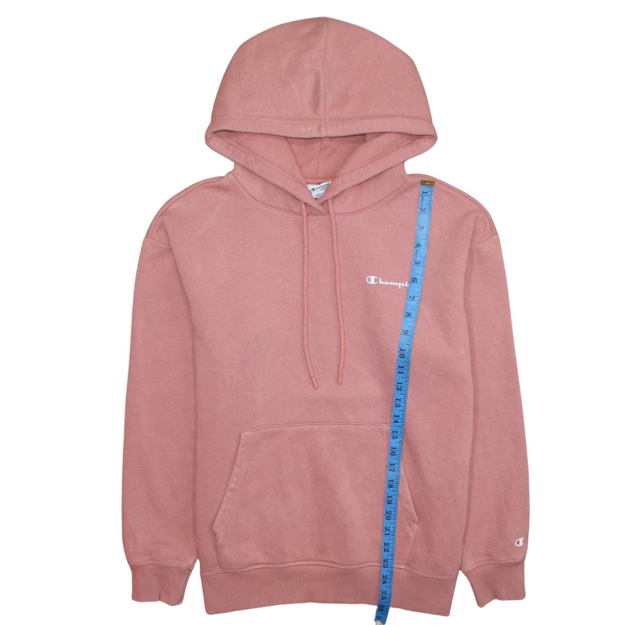 Champion Women’s Pink Pullover Hoodie Sweatshirt L Cotton Blend
