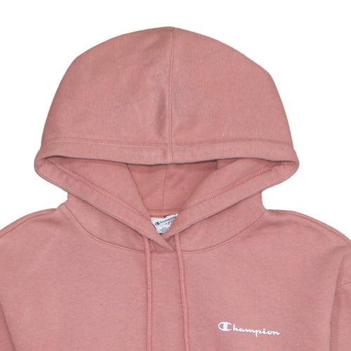 Champion Women’s Pink Pullover Hoodie Sweatshirt L Cotton Blend