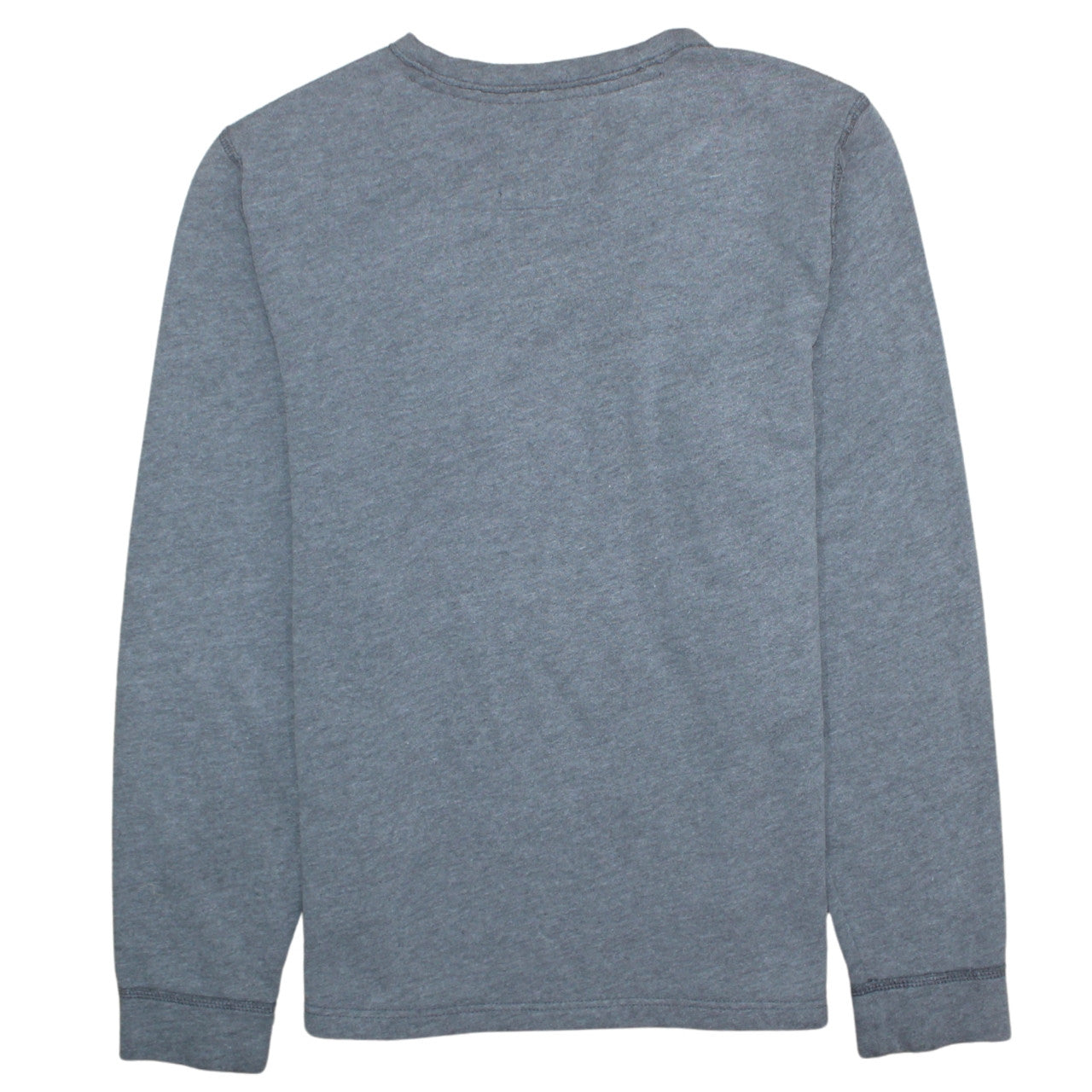 Hollister Men's Grey Logo Pullover Sweatshirt M Crew Neck Graphic Print