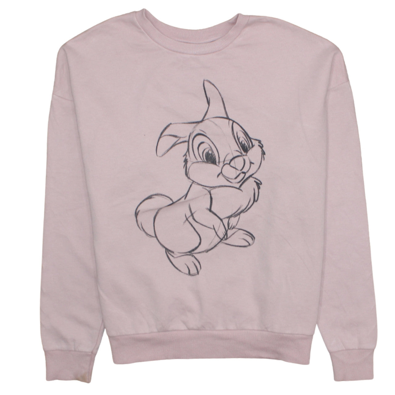 Disney Women Pink Thumper Sweatshirt UK 12/14 Medium Pullover