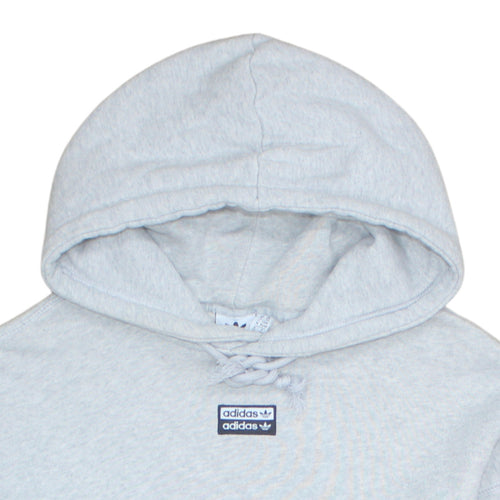 Adidas Women’s Grey Hooded Pullover Hoodie XS UK 6 Cotton Blend
