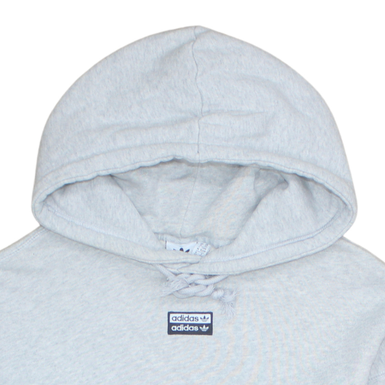 Adidas Women’s Grey Hooded Pullover Hoodie XS UK 6 Cotton Blend