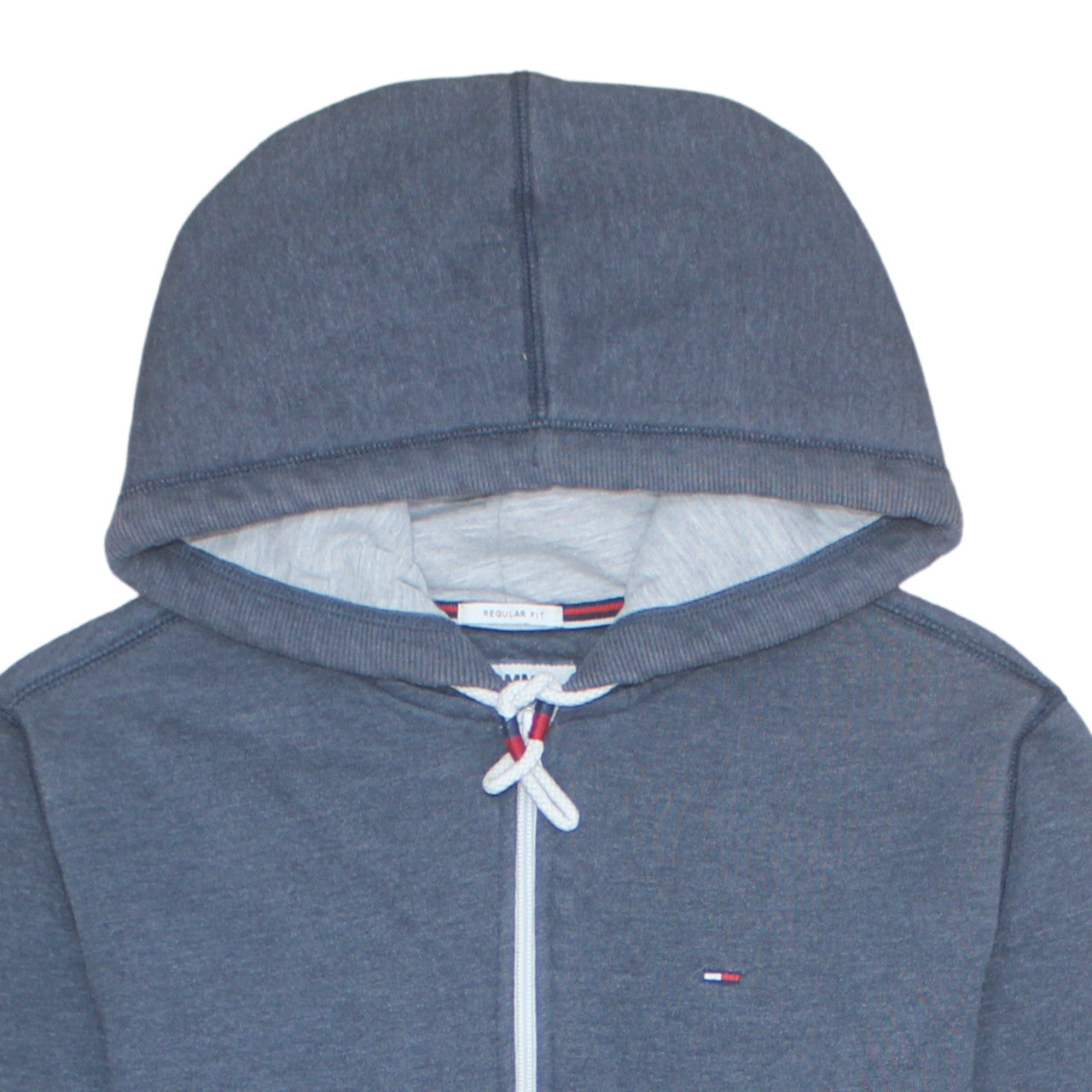 Tommy Jeans Mens Blue Regular Fit Full Zip Hoodie Size M