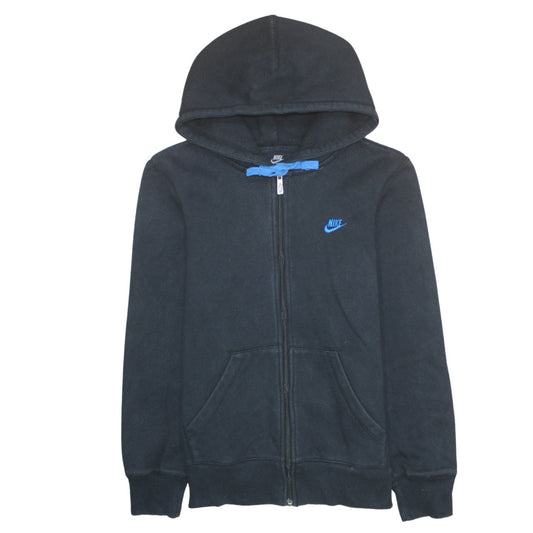 Nike Men's Black Full Zip Hoodie Size S Sportswear Fleece