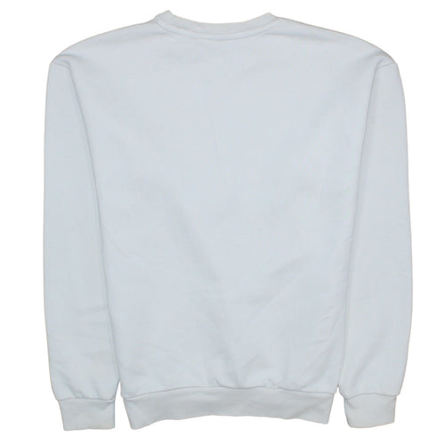 Puma Men's White Logo Pullover Sweatshirt Size M Crew Neck