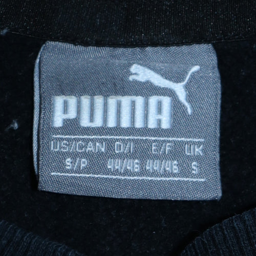 Puma Men's Black Small Pullover Crew Neck Sports Sweatshirt