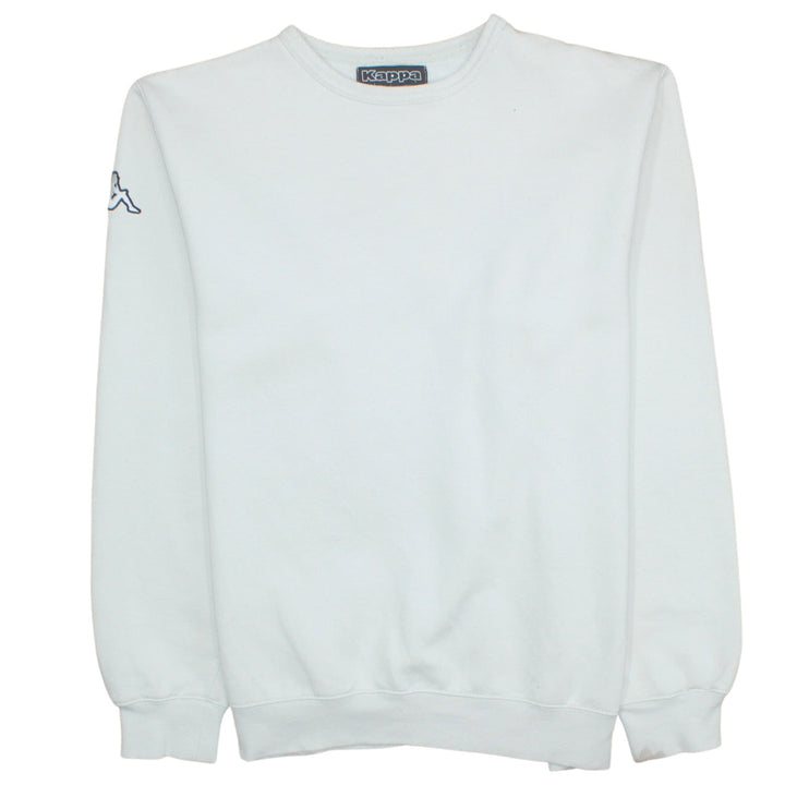 Kappa Men's White Large Crew Neck Pullover Sweatshirt