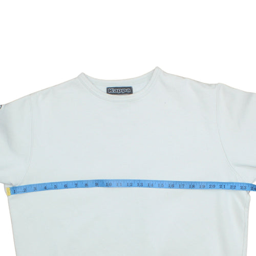 Kappa Men's White Large Crew Neck Pullover Sweatshirt