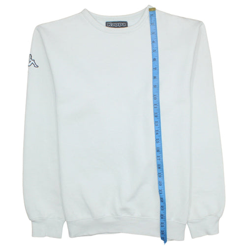 Kappa Men's White Large Crew Neck Pullover Sweatshirt