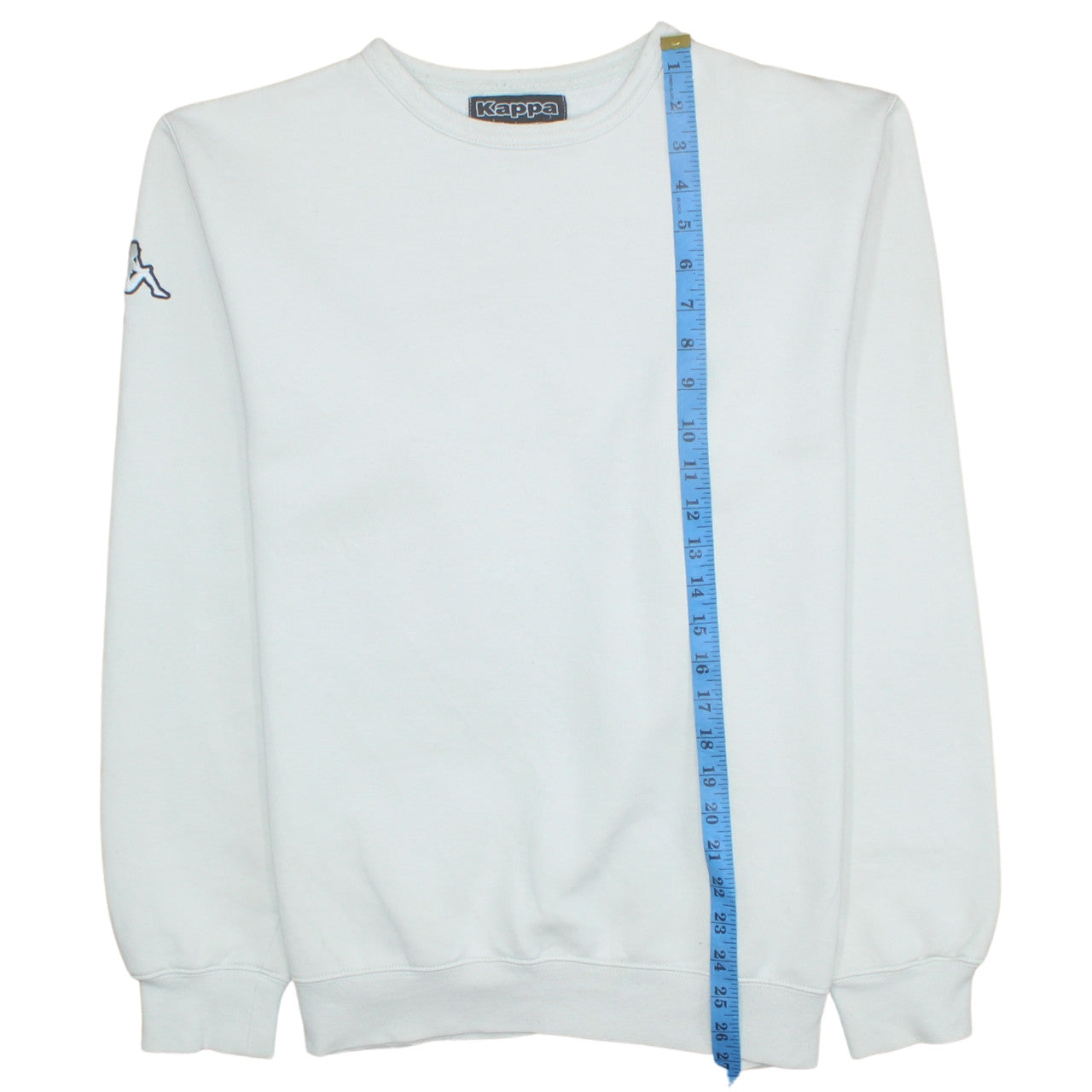 Kappa Men's White Large Crew Neck Pullover Sweatshirt