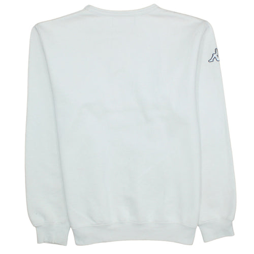 Kappa Men's White Large Crew Neck Pullover Sweatshirt