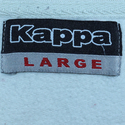 Kappa Men's White Large Crew Neck Pullover Sweatshirt