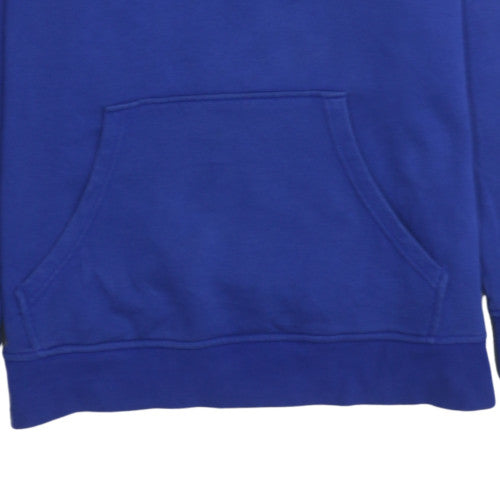 Adidas Womens Blue Pullover Hoodie Sweatshirt M 12-14 Hooded Logo