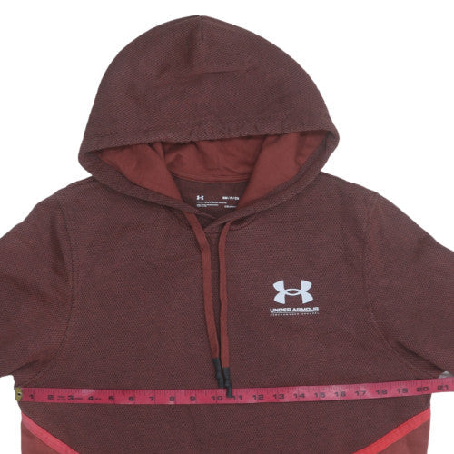 Under Armour Womens Brown ColdGear Pullover Hoodie Size S
