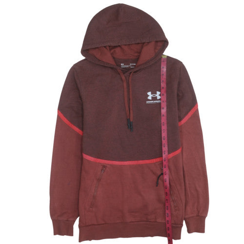 Under Armour Womens Brown ColdGear Pullover Hoodie Size S