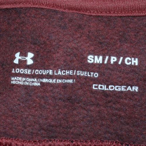 Under Armour Womens Brown ColdGear Pullover Hoodie Size S