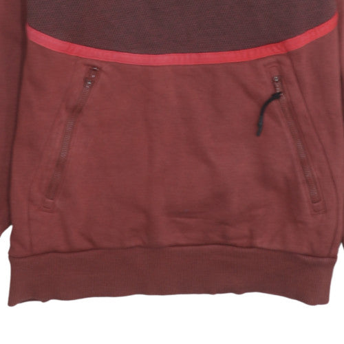 Under Armour Womens Brown ColdGear Pullover Hoodie Size S