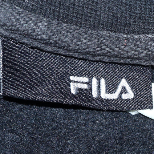 Fila Men's Black Crew Neck Pullover Sweatshirt Size M