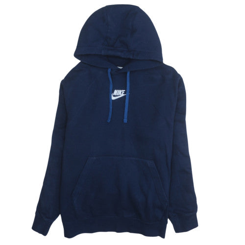 Nike Men's Blue Pullover Hoodie M Regular Fit Fleece Sweatshirt