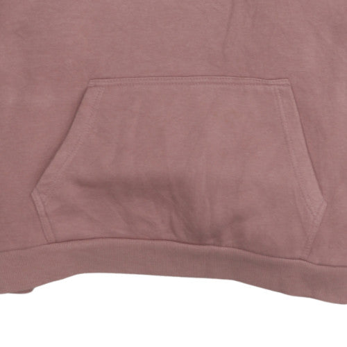 FILA Womens Mauve Pullover Hoodie Large Polyester Cotton Blend
