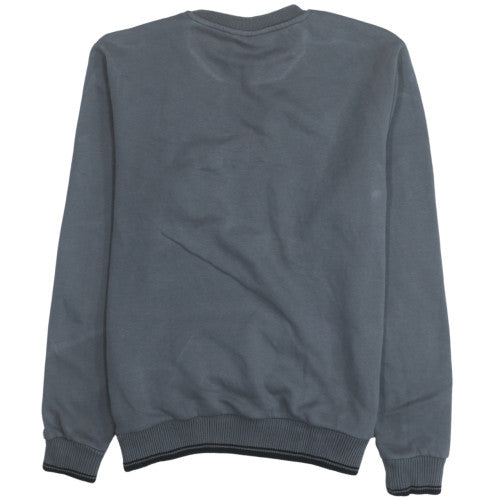 Fila Men's Grey Crew Neck Pullover Sweatshirt Size S Regular Fit