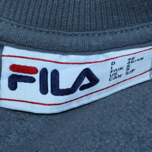 Fila Men's Grey Crew Neck Pullover Sweatshirt Size S Regular Fit