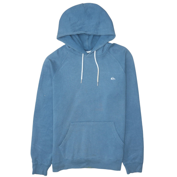 Quiksilver Men's Blue Pullover Hoodie Size S Regular Fit Fleece