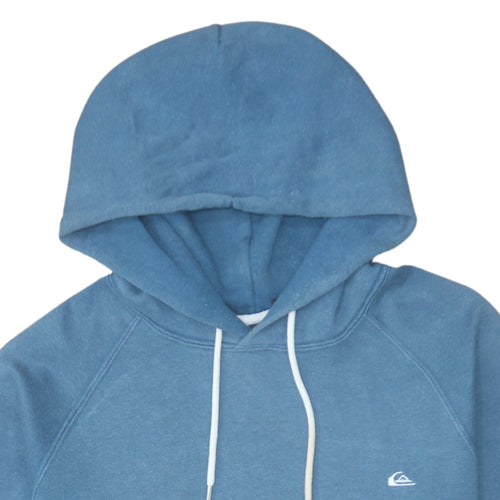 Quiksilver Men's Blue Pullover Hoodie Size S Regular Fit Fleece