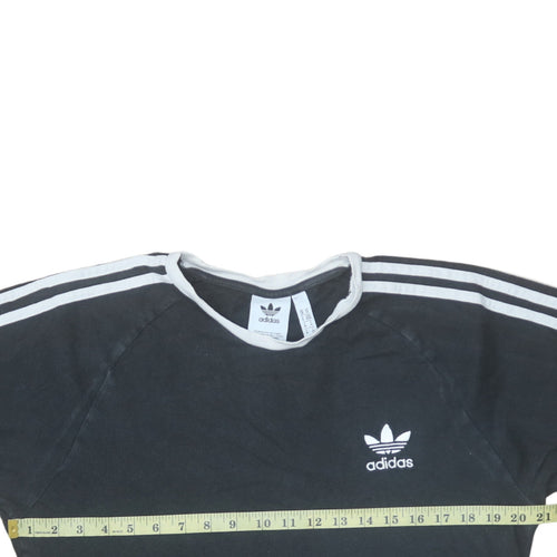 Adidas Men's Black Short Sleeve Crew Neck Sports T-Shirt M