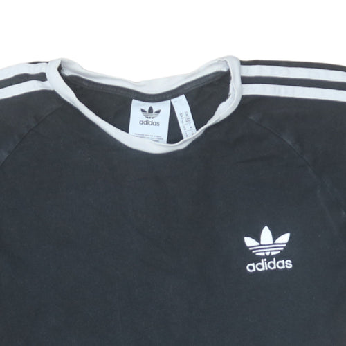Adidas Men's Black Short Sleeve Crew Neck Sports T-Shirt M