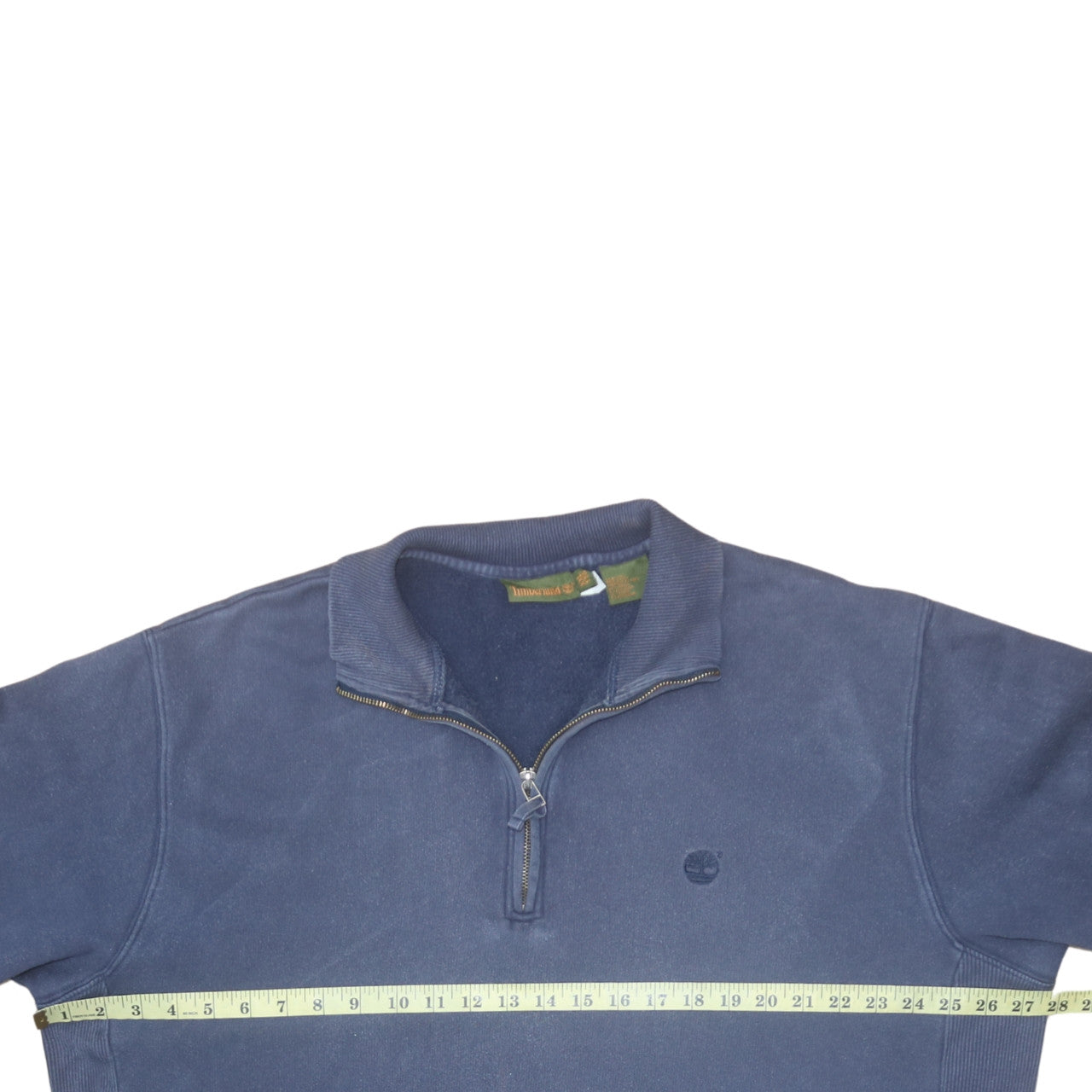 Timberland Men’s Blue 1/4 Zip Fleece Sweatshirt 2XL Regular Fit