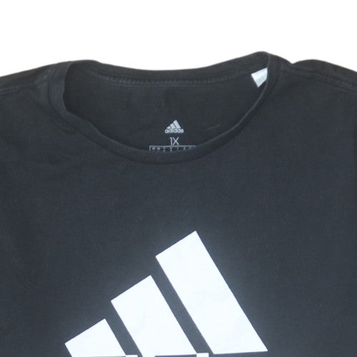 Adidas Women's Black 1X Plus Size Basic Cotton T-Shirt