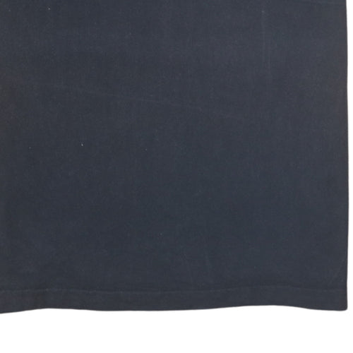 Tommy Jeans Men's Black Cotton Embroidered Logo T-Shirt Size L