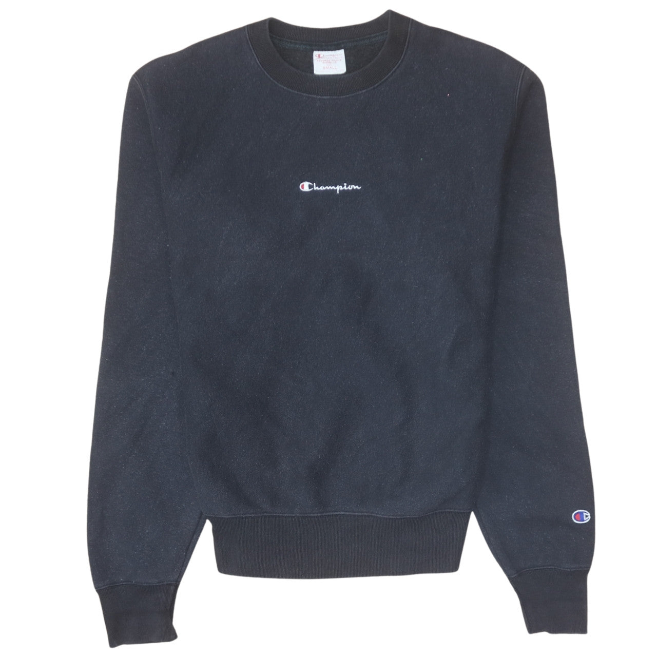 Champion Men's Black Small Pullover Reverse Weave Sweatshirt