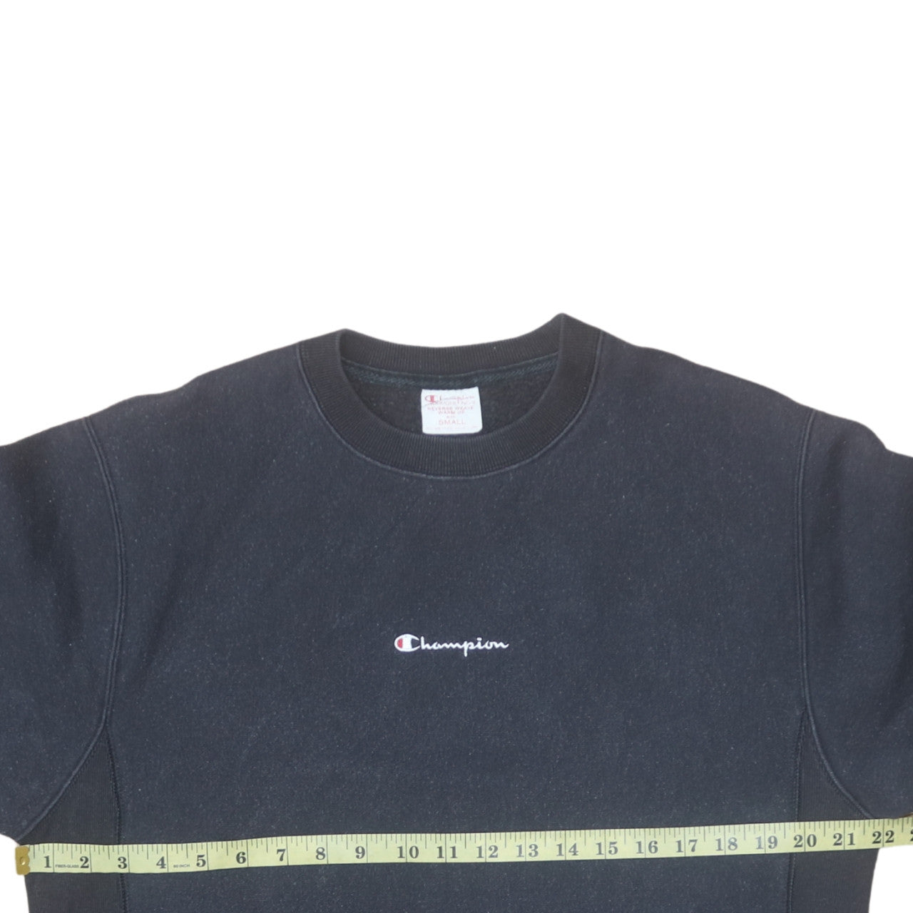Champion Men's Black Small Pullover Reverse Weave Sweatshirt