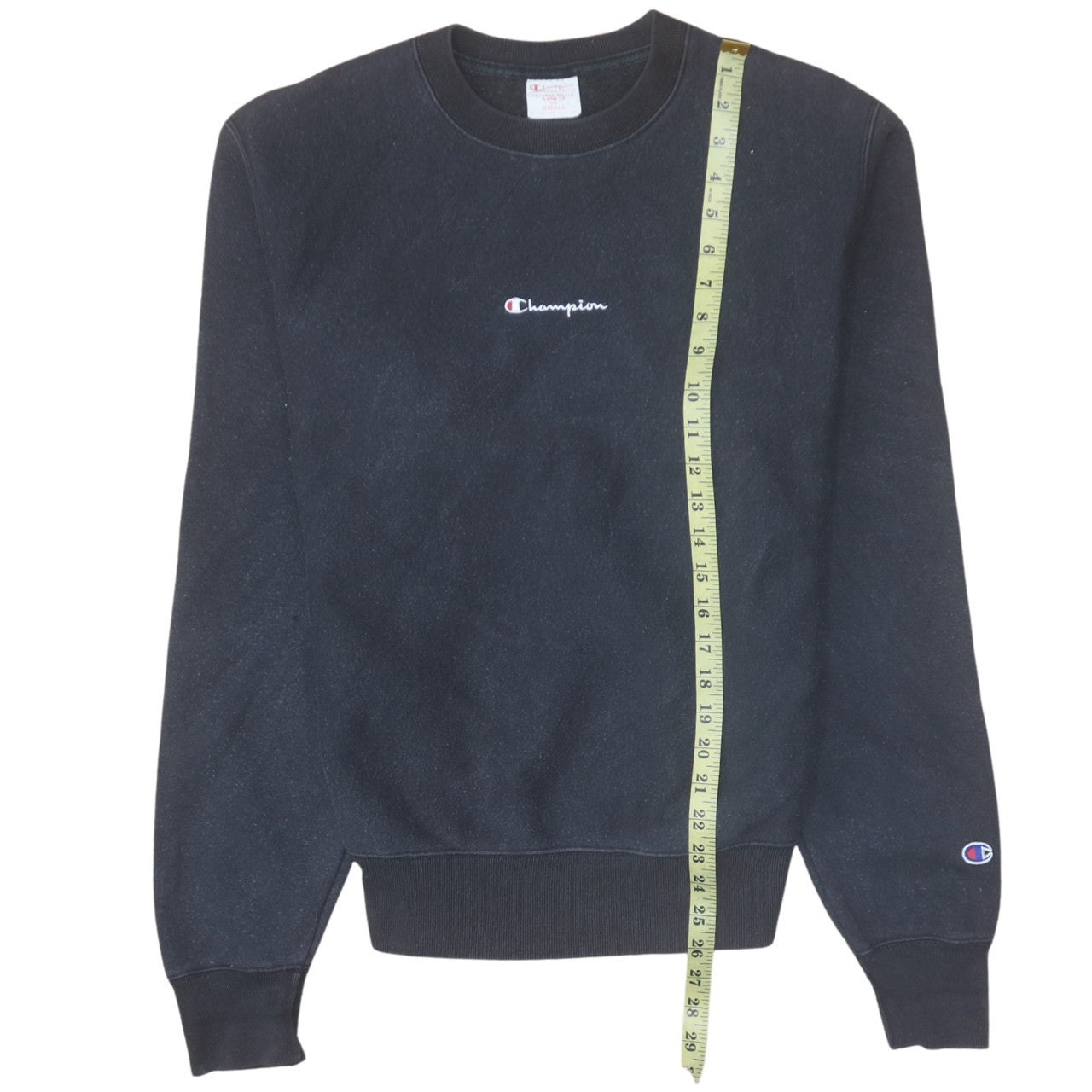 Champion Men's Black Small Pullover Reverse Weave Sweatshirt