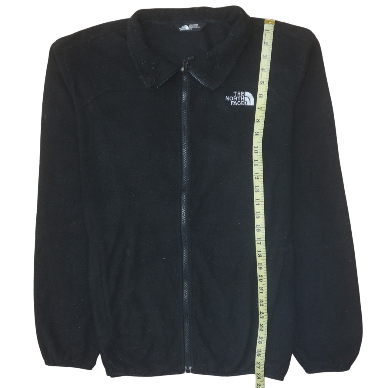 The North Face Men's Black Fleece Full Zip Jacket Size L